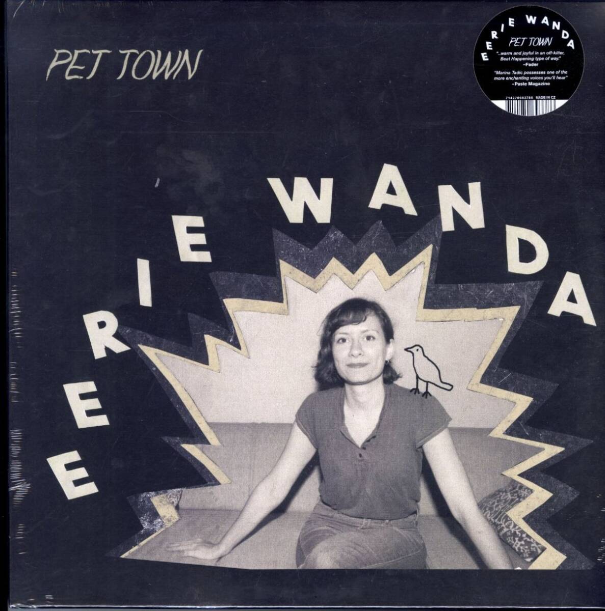新品!2019年 USプレスLP!Eerie Wanda / Pet Town【Joyful Noise Recordings / JNR291】Marina Tadic インディー フォーク ロック拍卖