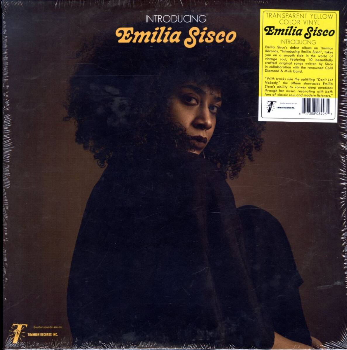 2024年 フィンランド盤LP!イエロ・カラー盤 Emilia Sisco / Introducing Emilia Sisco【Timmion / TRLP-12016】エミリア・シスコ ソウル拍卖