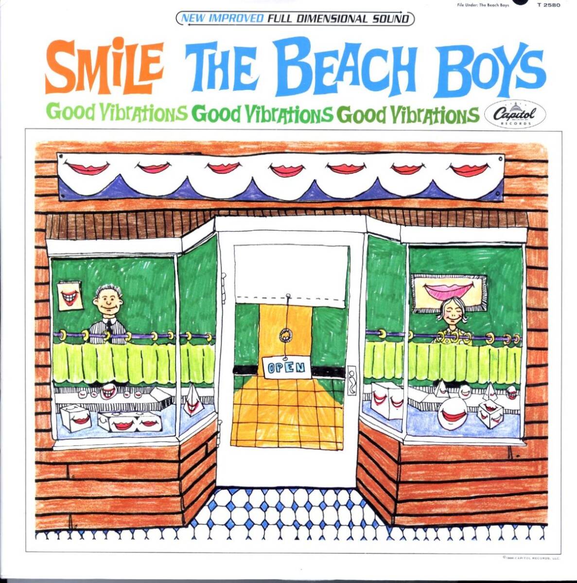 2011年 USプレス2LP!180g重量盤 MONO盤 The Beach Boys / The Smile Sessions【Capitol Records T 2580】ビーチ・ボーイズ Brian Wilson拍卖