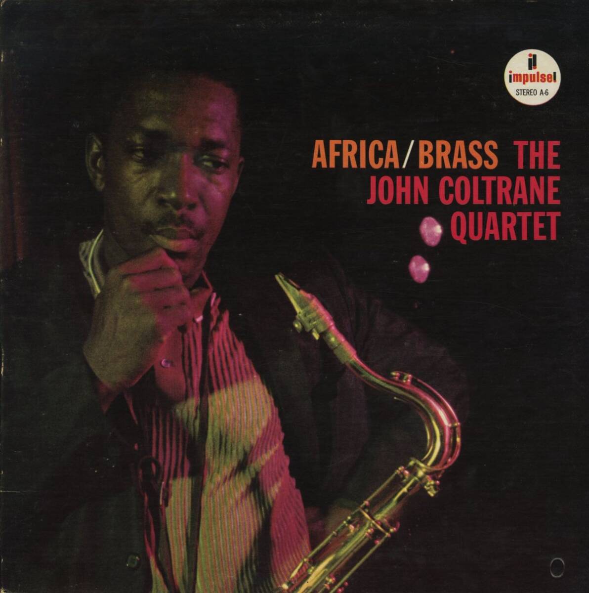 US盤LP!74年プレス 緑ラベル The John Coltrane Quartet Africa / Brass 61年作 【Impulse! A-6】ジョン・コルトレーン McCoy Tyner拍卖