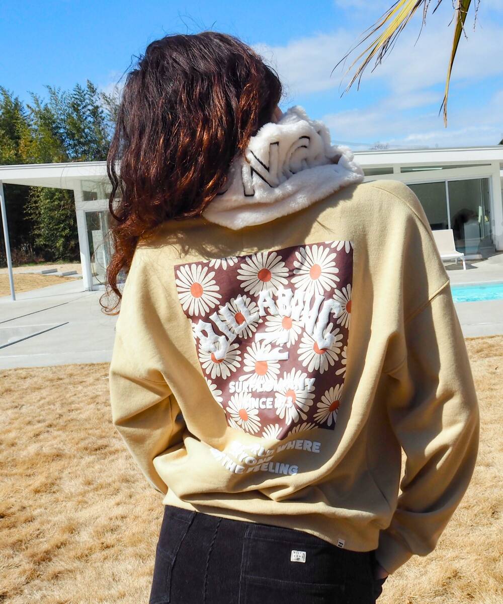 ★送料無料★2025秋冬 新品【BILLABONG/ビラボン】SQUARE LOGO BOY FIT トレーナー 【BOY FIT】 LTO レディースL BF014004拍卖