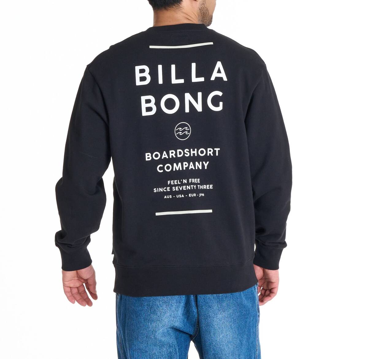 ★送料無料★2025秋冬 新品【BILLABONG/ビラボン】SUN BLOCK トレーナー 【REGULAR FIT】 BLK メンズM BF012001拍卖