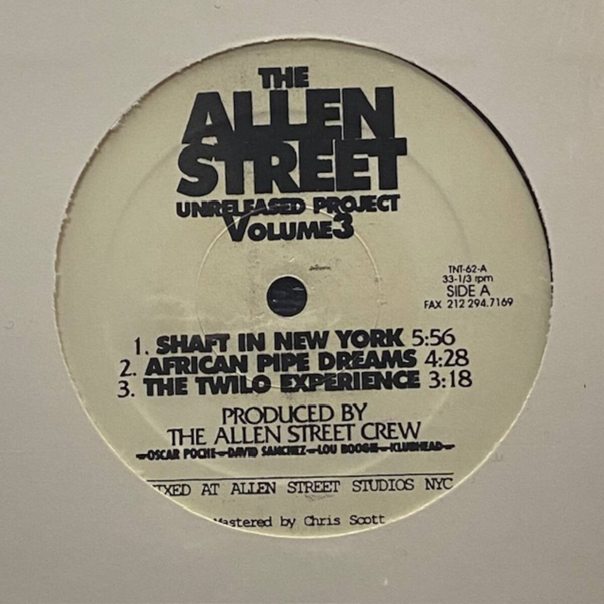 ★The Allen Street Crew - The Allen Street Unreleased Project Volume 3拍卖