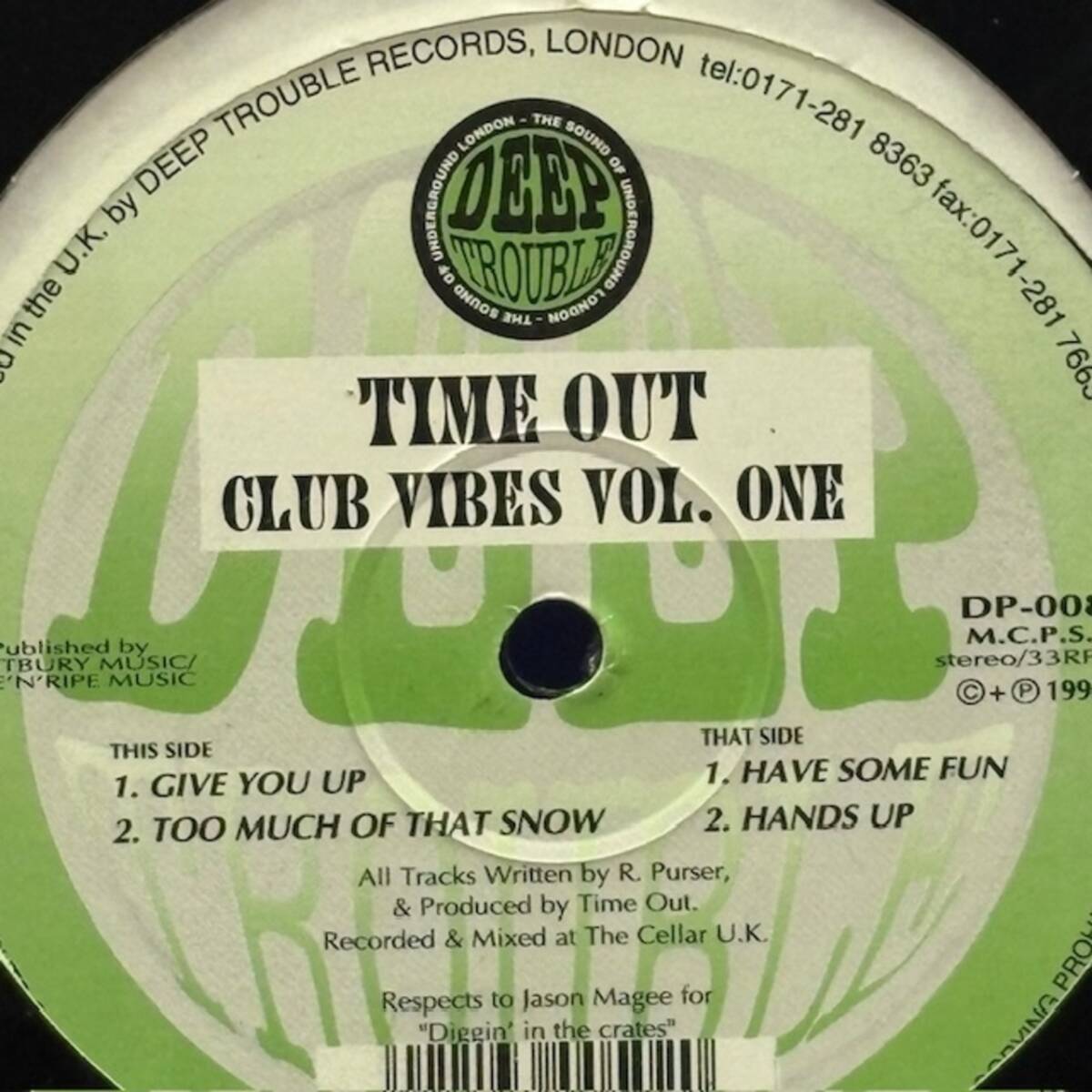 ★Time Out - Club Vibes Vol. One(★盤面ほぼ良品!)拍卖