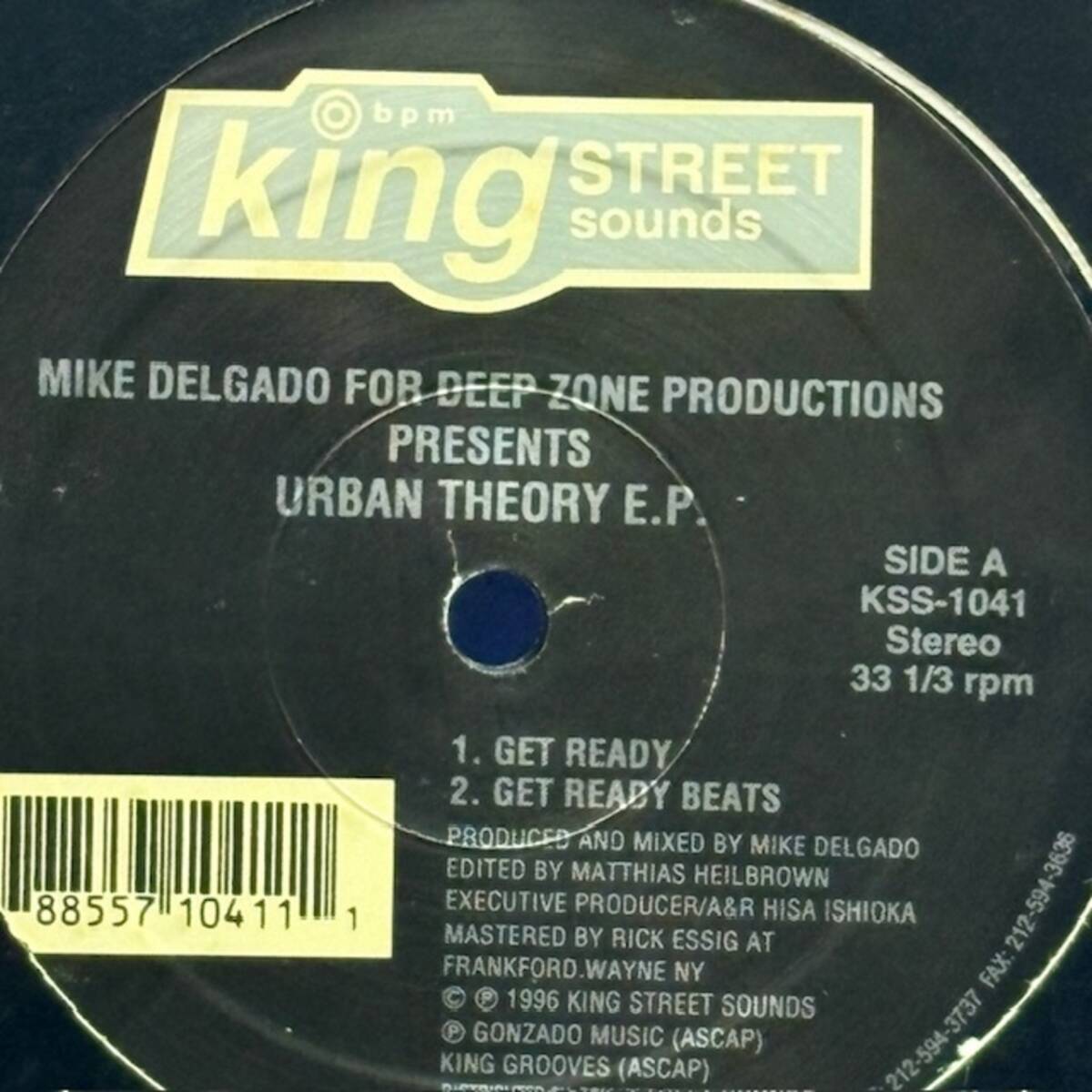 ★Mike Delgado For Deep Zone Productions - Urban Theory E.P.(★盤面極上品!)拍卖