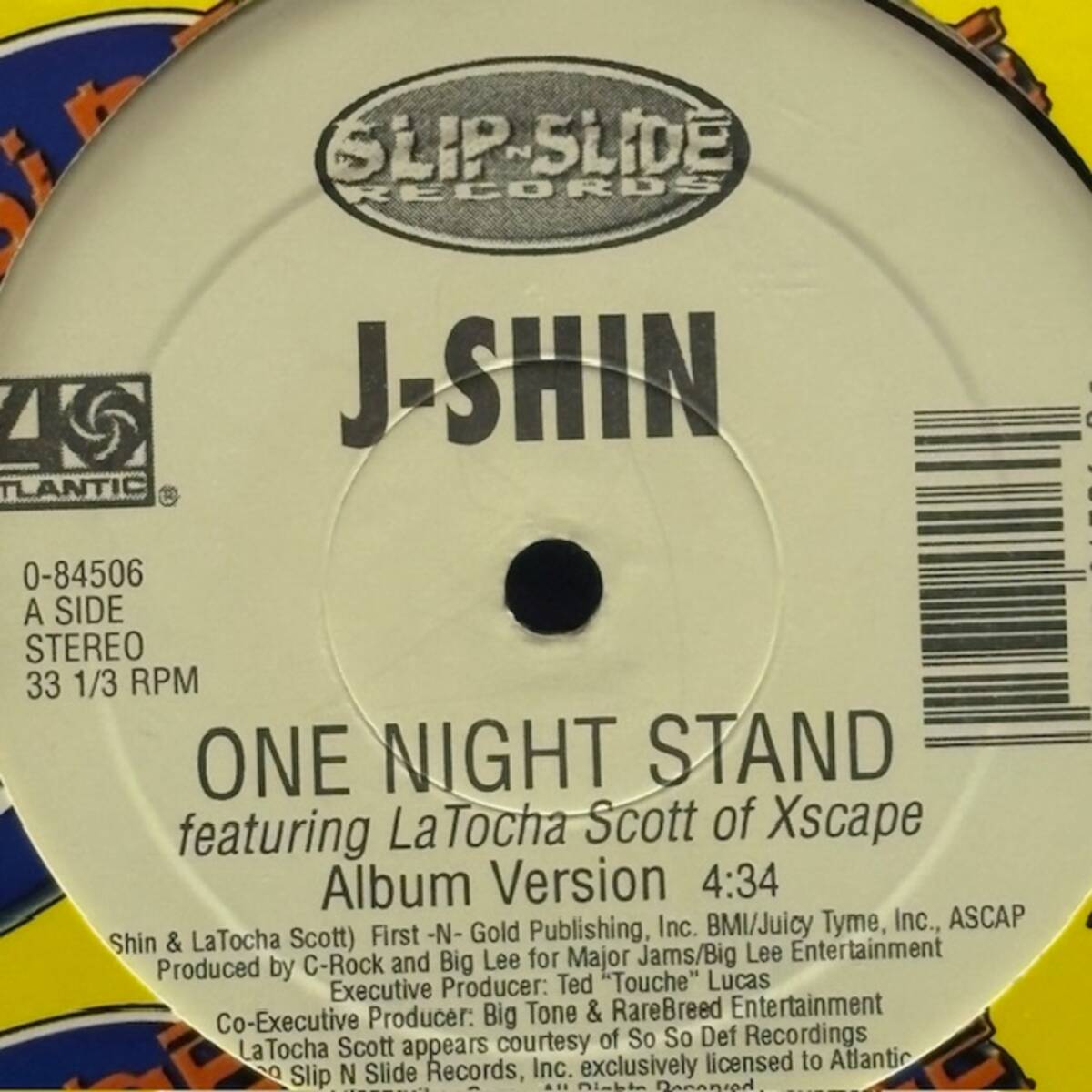 ★J-Shin Featuring La Tocha Scott Of Xscape - One Night Stand(★盤面ほぼ良品!)拍卖