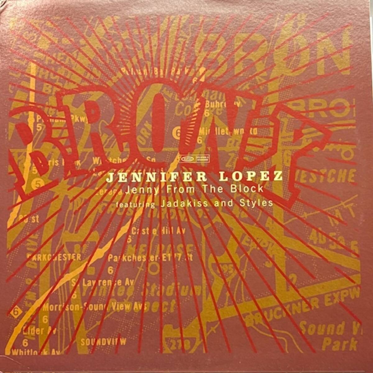 ★Jennifer Lopez featuring Jadakiss and Styles - Jenny From The Block(★盤面極上品!)拍卖