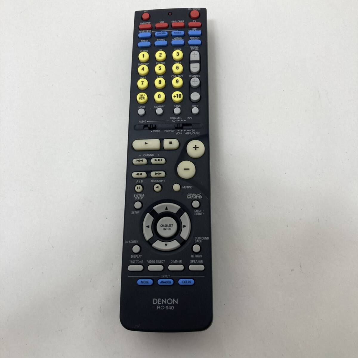 【デノン 純正 リモコン 20N03】動作保証 即日発送 RC-940 オーディオ AVアンプ用 AVC-1880用拍卖