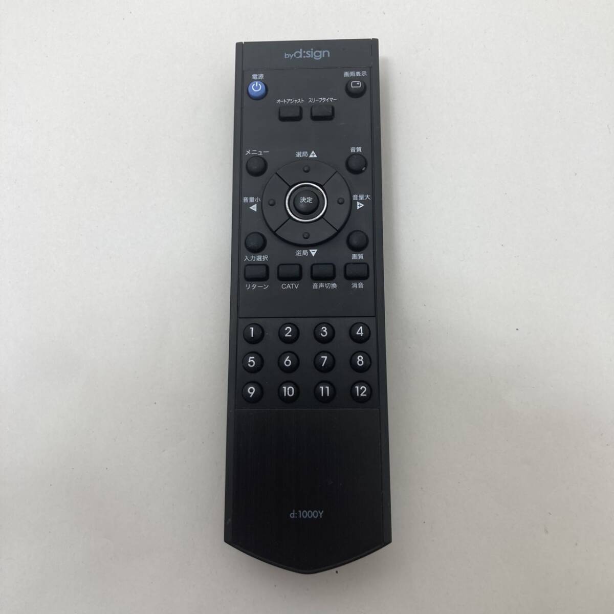 【バイデザイン 純正 リモコン 20W12】動作保証 即日発送 d:1000Y テレビ用拍卖