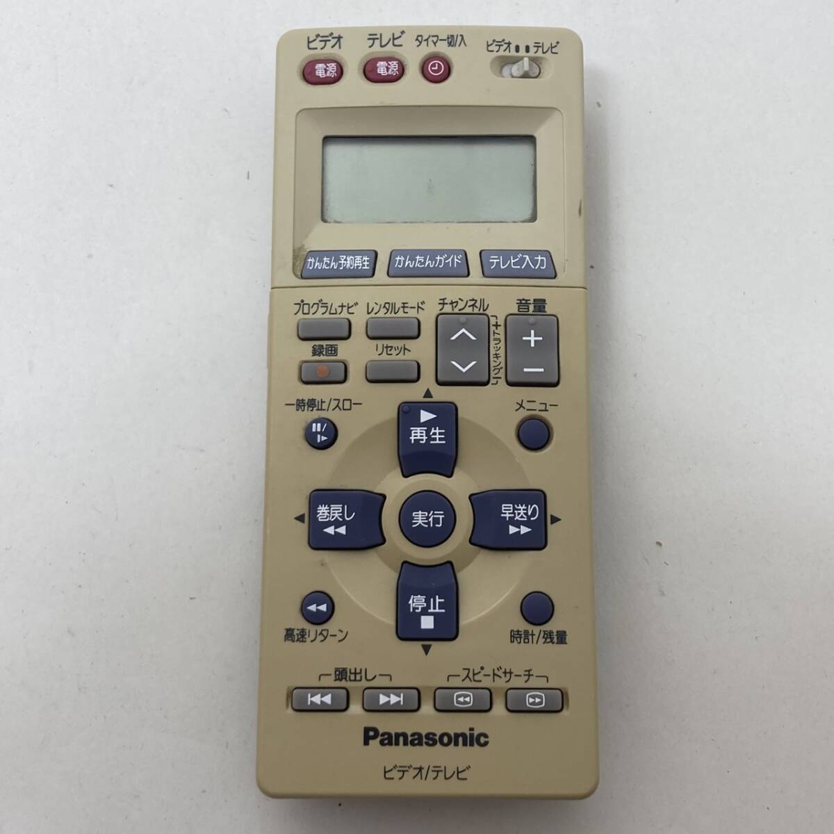 【パナソニック 純正 リモコン 21B05】動作保証 即日発送 EUR7906KB0 NV-HV70G用リモコン ビデオデッキ ビデオ/TVリモコン拍卖