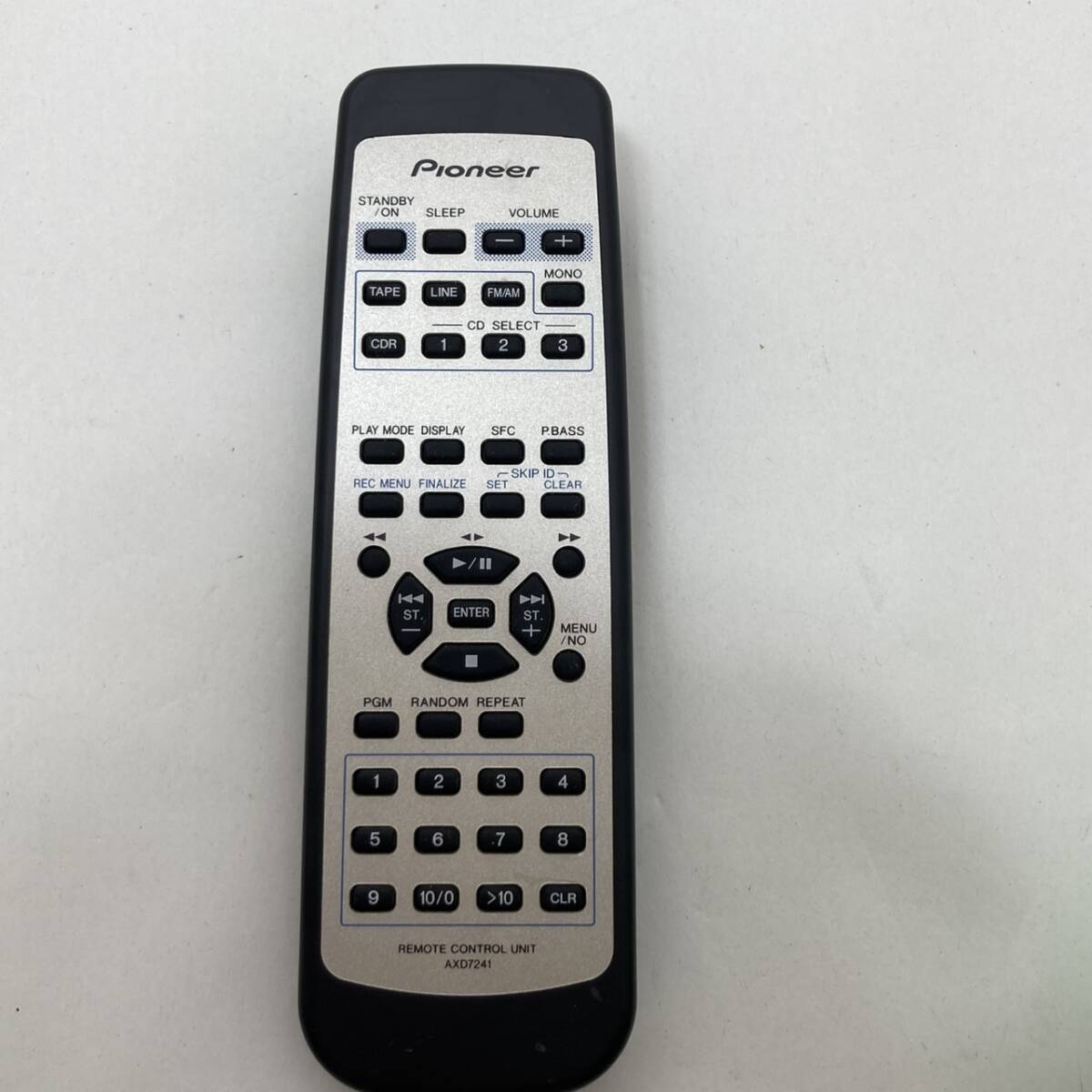 【パイオニア 純正 リモコン 21H07】動作保証 即日発送 AXD7241 CD-RミニコンポX-MR7用リモコン拍卖