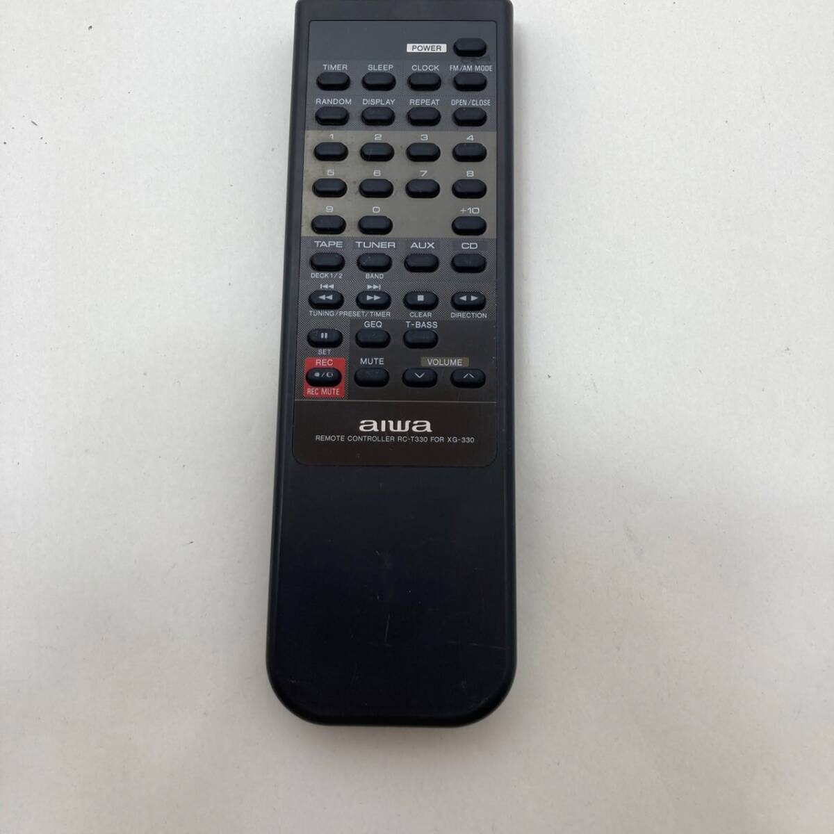 【アイワ 純正 リモコン 21H08】動作保証 即日発送 XG-330 AIWA オーディオ用リモコン RC-T330 D567拍卖