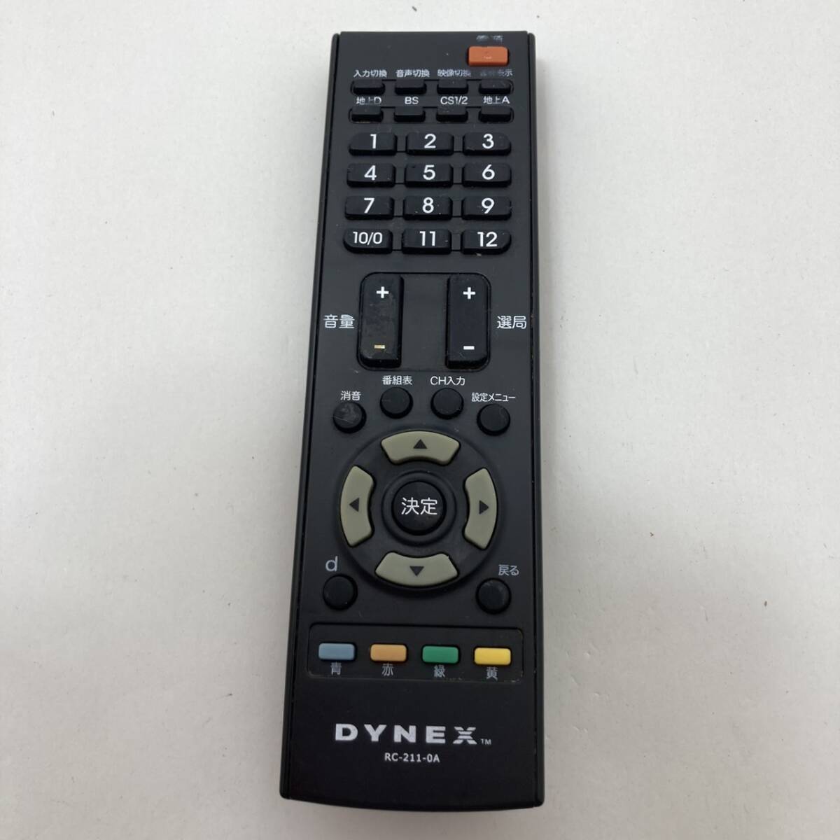 【純正 リモコン 21K15】動作保証 即日発送 ケーズデンキ DYNEX 液晶テレビ 純正 リモコン RC-211-0A RC-211-OA拍卖