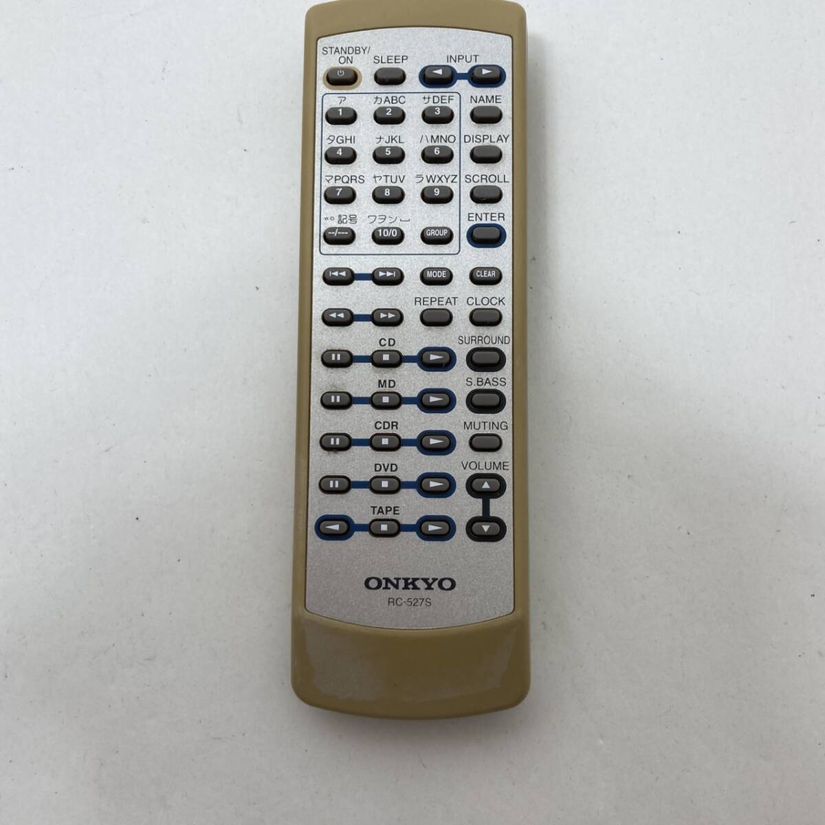 【オンキョー 純正 リモコン 21R04】動作保証 即日発送 RC-527S ONKYO オーディオリモコン拍卖