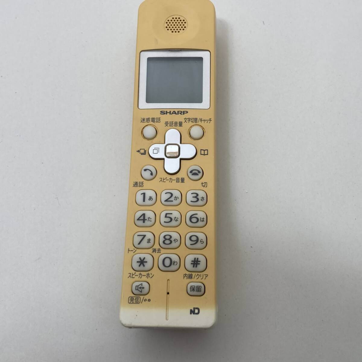 【シャープ 純正 子機 22D02】動作保証 即日発送 増設用子機JD-KS25 電話子機 バッテリーは保証対象外拍卖