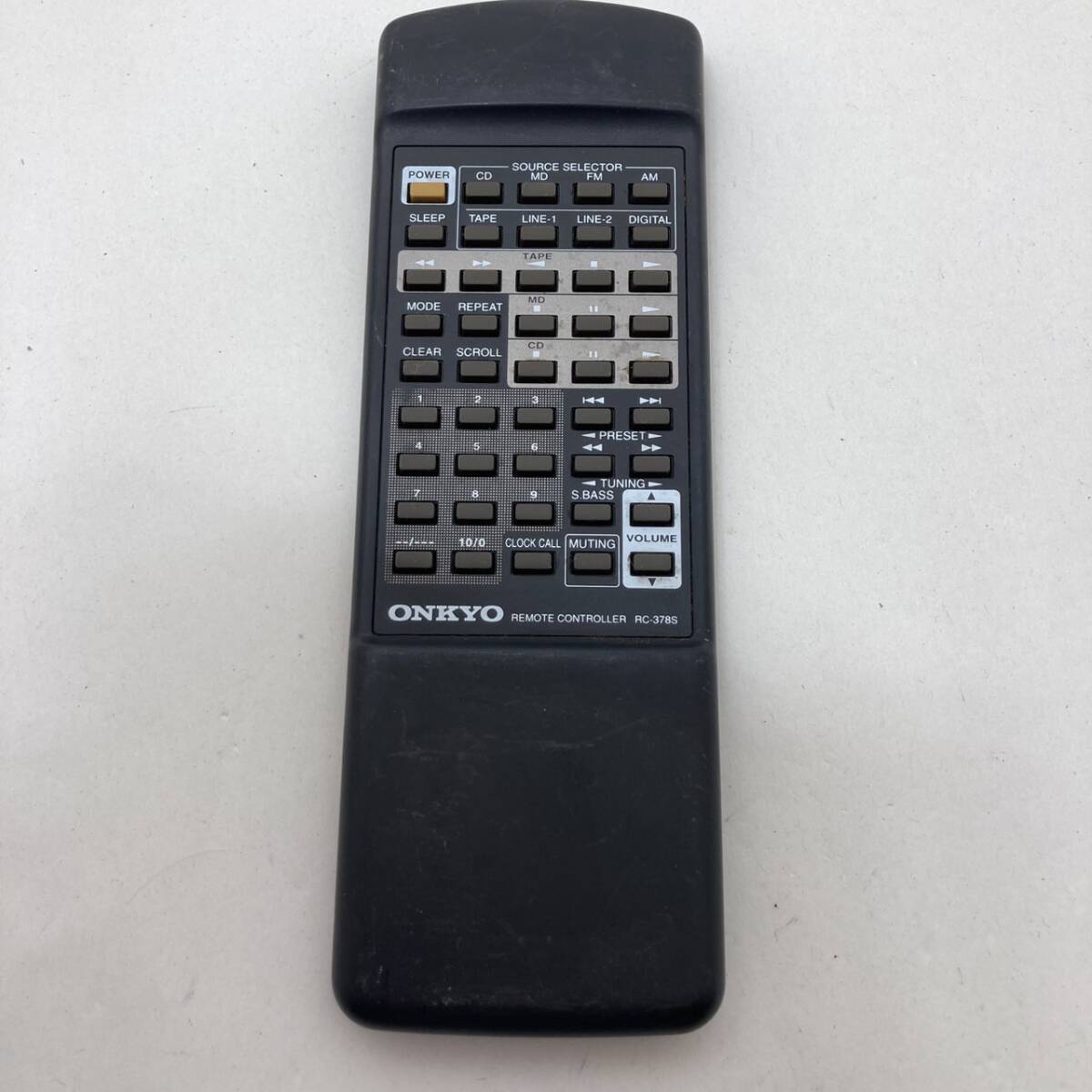 【オンキョー 純正 リモコン 21Z19】動作保証 即日発送 RC-378S FR-435 FR-V3 FR-V5 FR-V7 FR-V77用拍卖