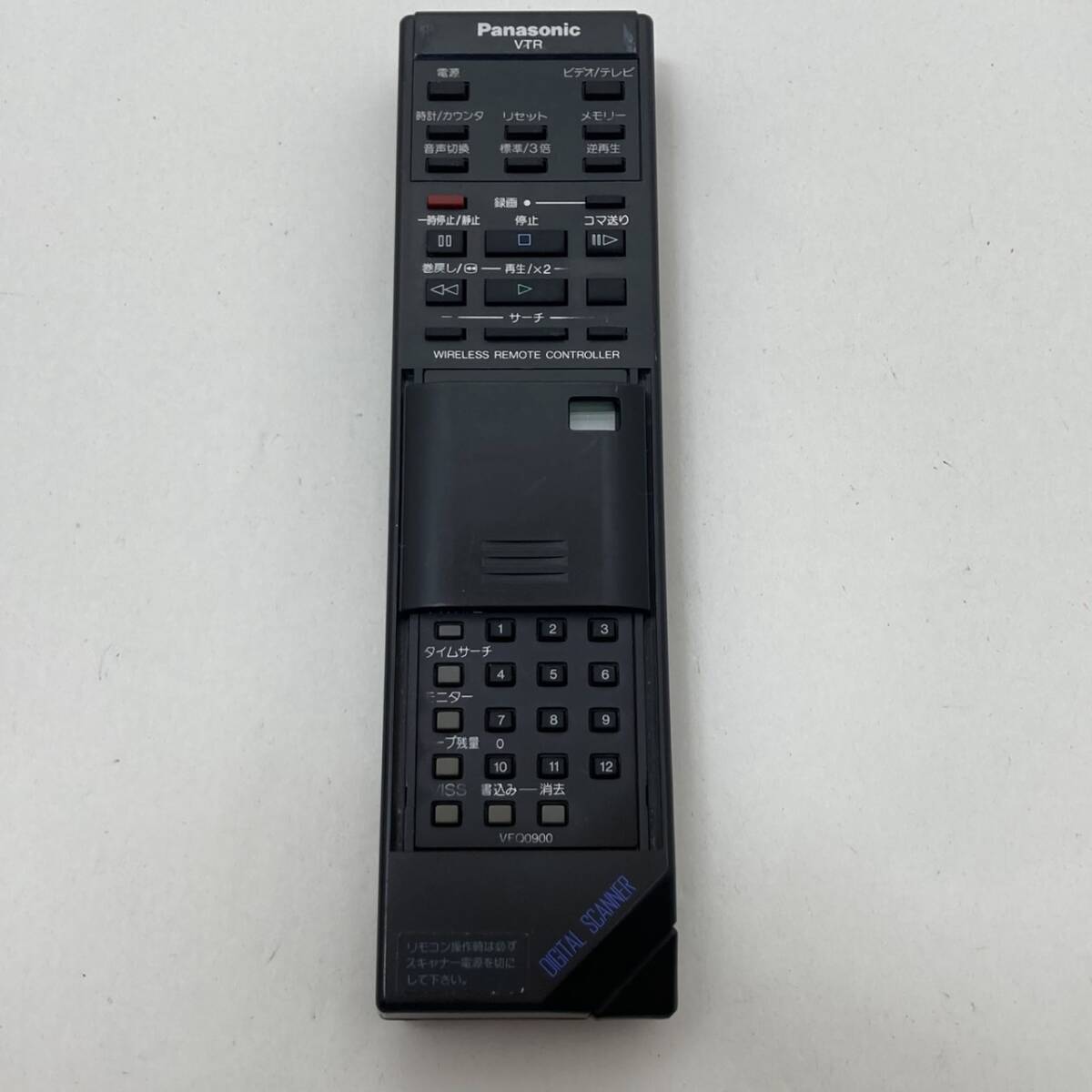 【パナソニック 純正 リモコン 21T07】動作保証 即日発送 VEQ0900 ビデオデッキ用 VTR VHS拍卖