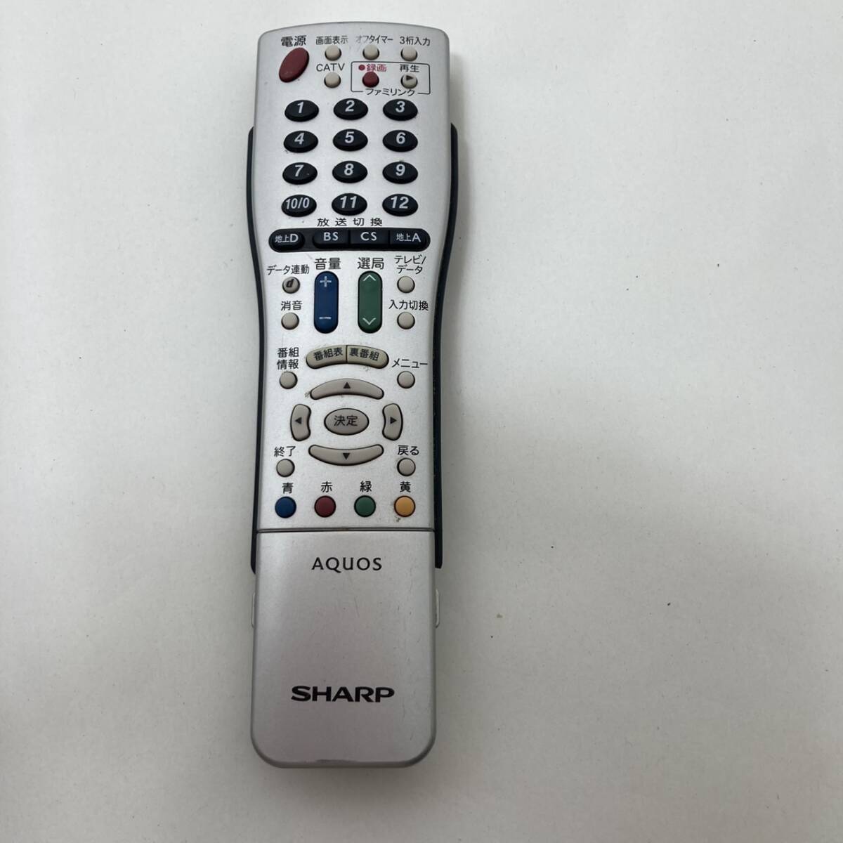 【シャープ 純正 リモコン 22F07】動作保証 即日発送 GA765WJSA テレビ用 LC-26D50 LC-32DE5 LC-40AE6 LC-42ES50 LC-46ES50拍卖