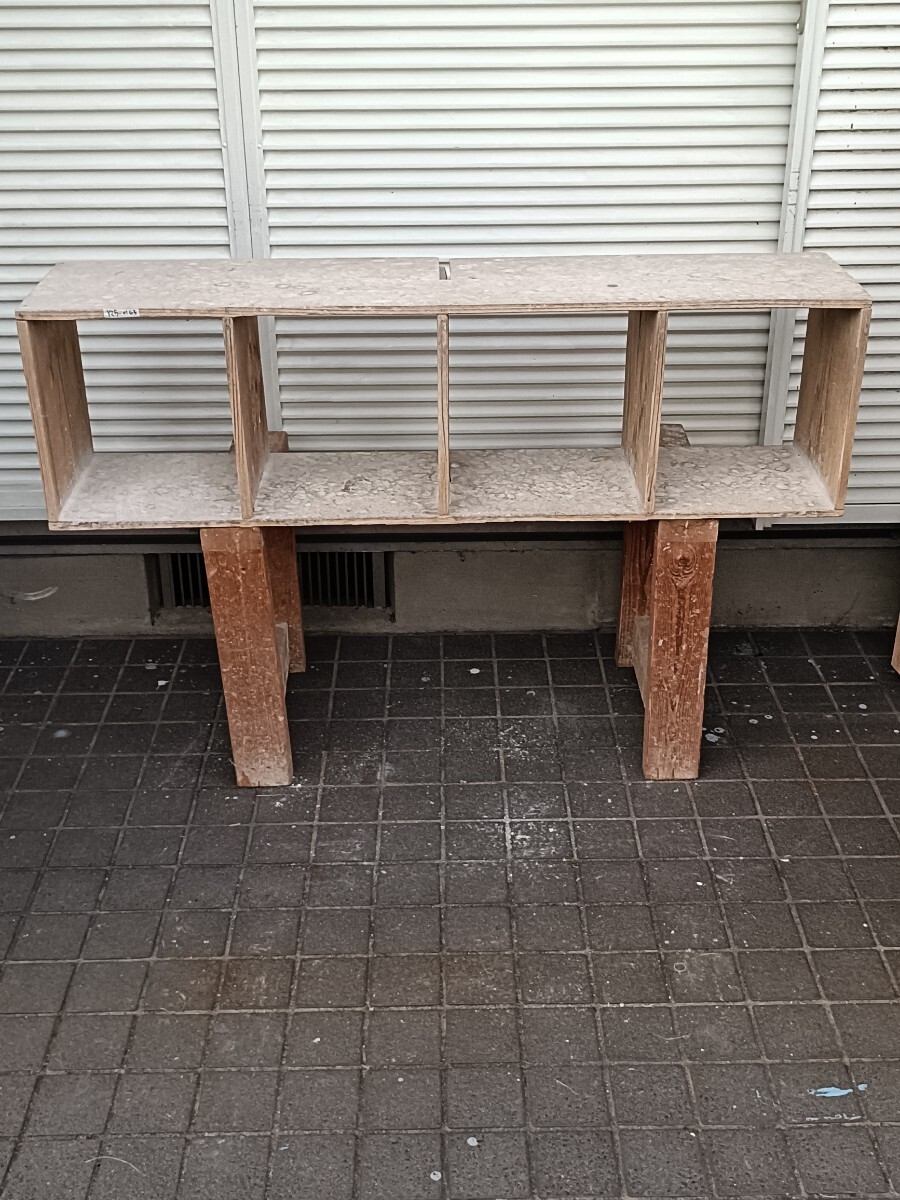 止まり木 レース鳩3羽 升目棚 鳩舎 鳩具 鳩道具 苗木育成棚 盆栽 収納棚 マス目棚 倉庫 飾り棚 工具棚 伝書鳩 愛鳩の友 中古品 レア拍卖