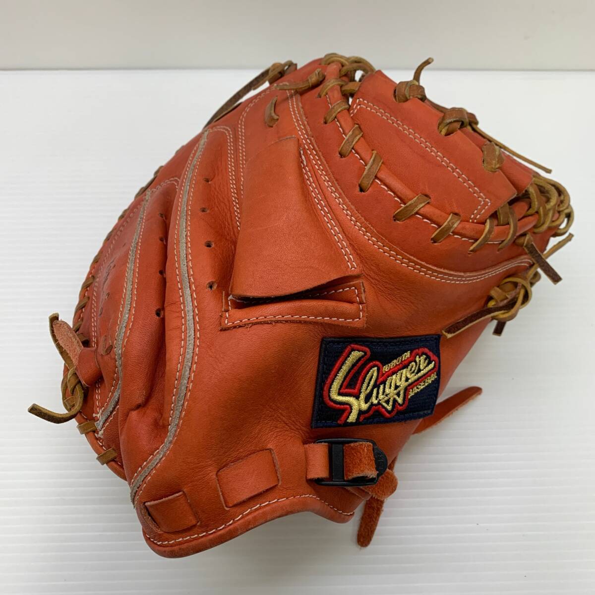 久保田スラッガー KUBOTA SLUGGER 軟式 大人 一般 キャッチャーミット 捕手 グローブ グラブ 右投げ KSM-622 中古品 野球 6098拍卖
