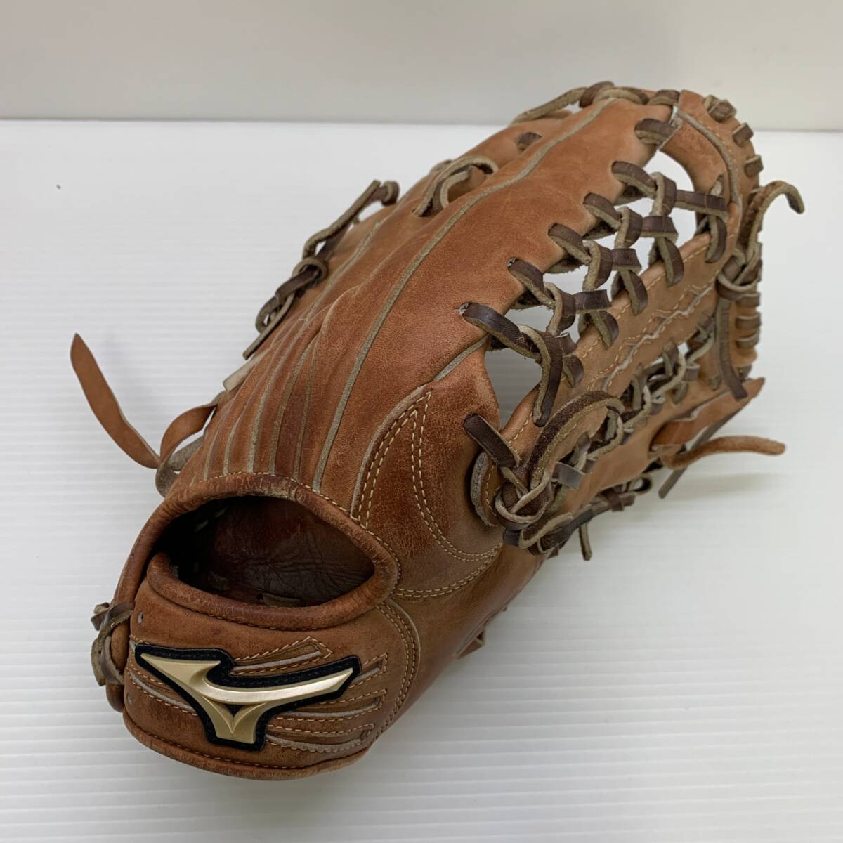 ミズノ MIZUNO グローバルエリート 軟式 大人 一般 外野手用 グローブ グラブ 右投げ 2GN36017 中古品 野球 6189拍卖