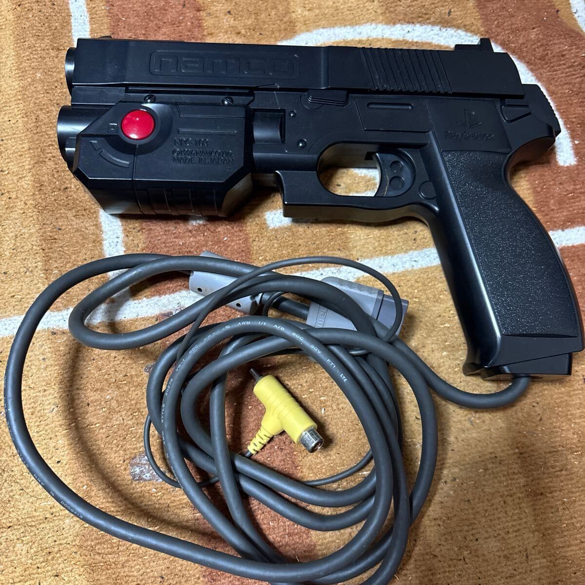 動作確認済 純正 PS1 GUNCON ガンコン namco ナムコ PlayStation プレイステーション NPC-103拍卖