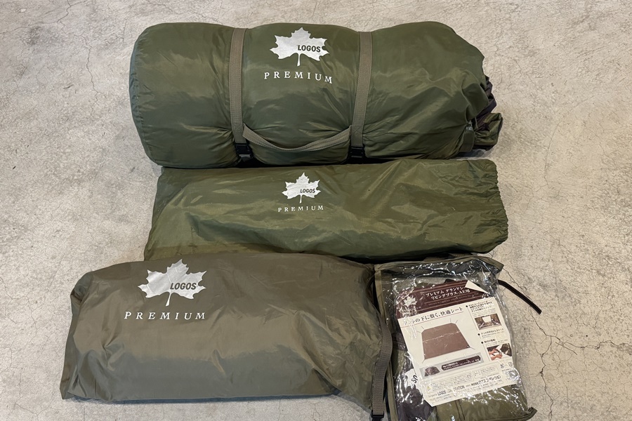 【送料無料】東京)◇LOGOS ロゴス プレミアム PANELリビングプラス-AE & マット・シート・グランドシートリビング用セット拍卖