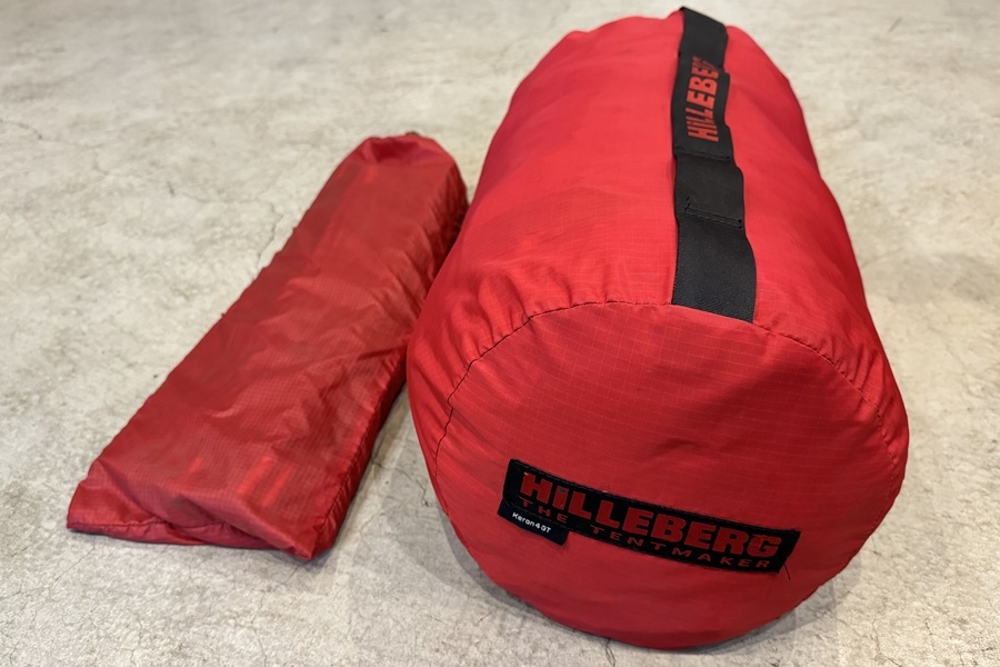 【送料無料】東京)◇HILLEBERG ヒルバーグ Keron ケロン4 GT レッド フットプリント付き拍卖