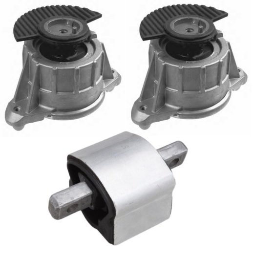 正規純正OEM Mercedes-Benz ベンツ エンジンマウント + ミッションマウント 1台分 Eクラス W212 Cクラス W204 2042404217 2122400418拍卖