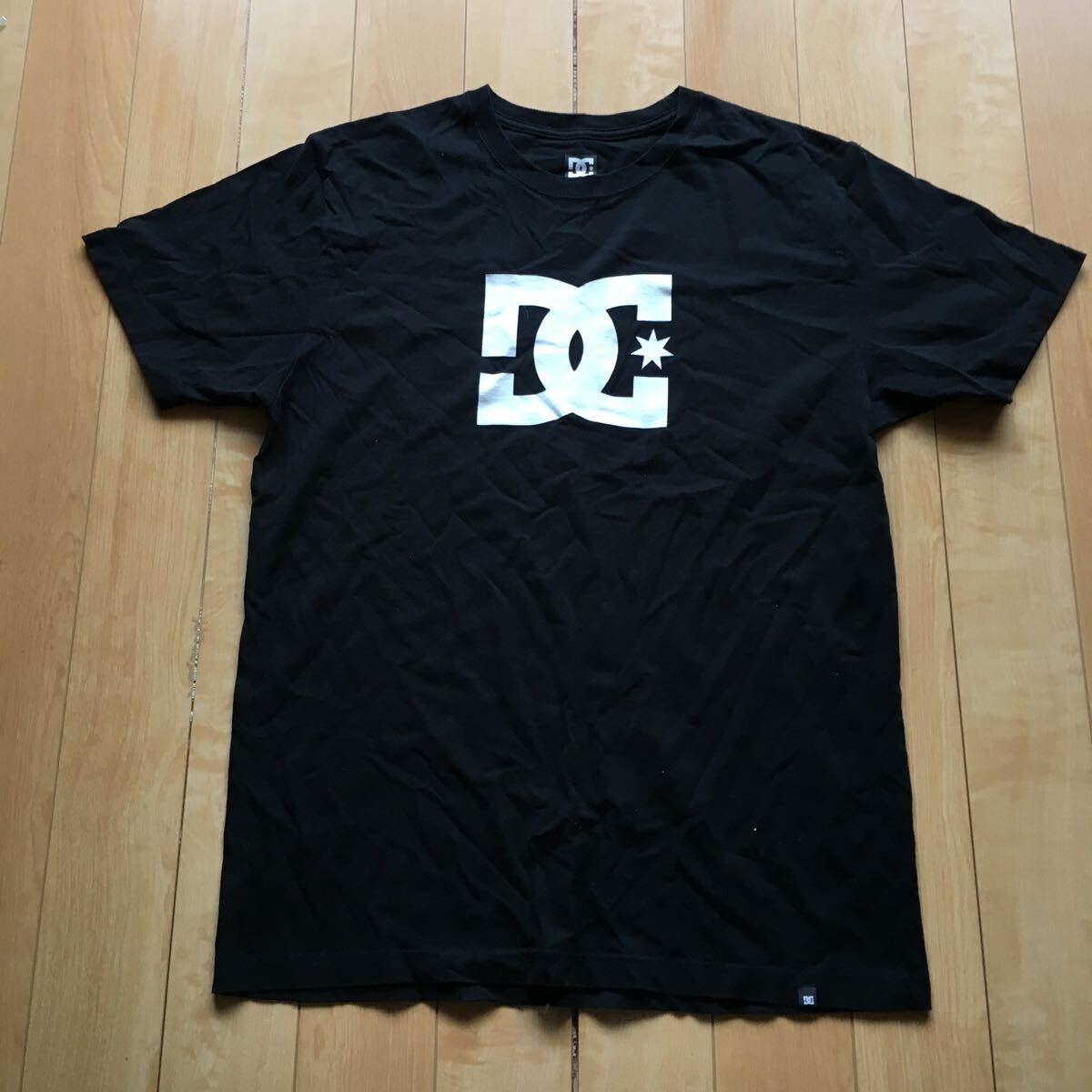 ディーシーシューズ ロゴTシャツ 244-1-73 メンズ XL ブラック スケーター ストリート拍卖