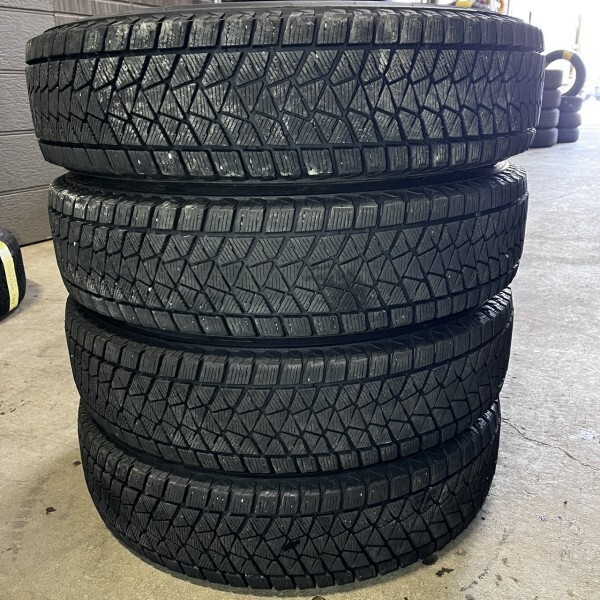 ★送料無料★ 175/80R16 2018年製 7~8分山 ブリヂストン BLIZZAK DM-V2 4本/中古スタッドレスタイヤ(冬タイヤ) ジムニー N8707_E1拍卖