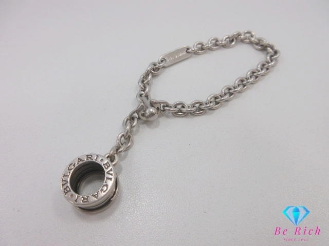 ブルガリ BVLGARI B-zero1 キーチェーン チャーム ロゴ SV 925 シルバー キーリング キーホルダー 小物 ビーゼロワン 【中古】 bc2178拍卖