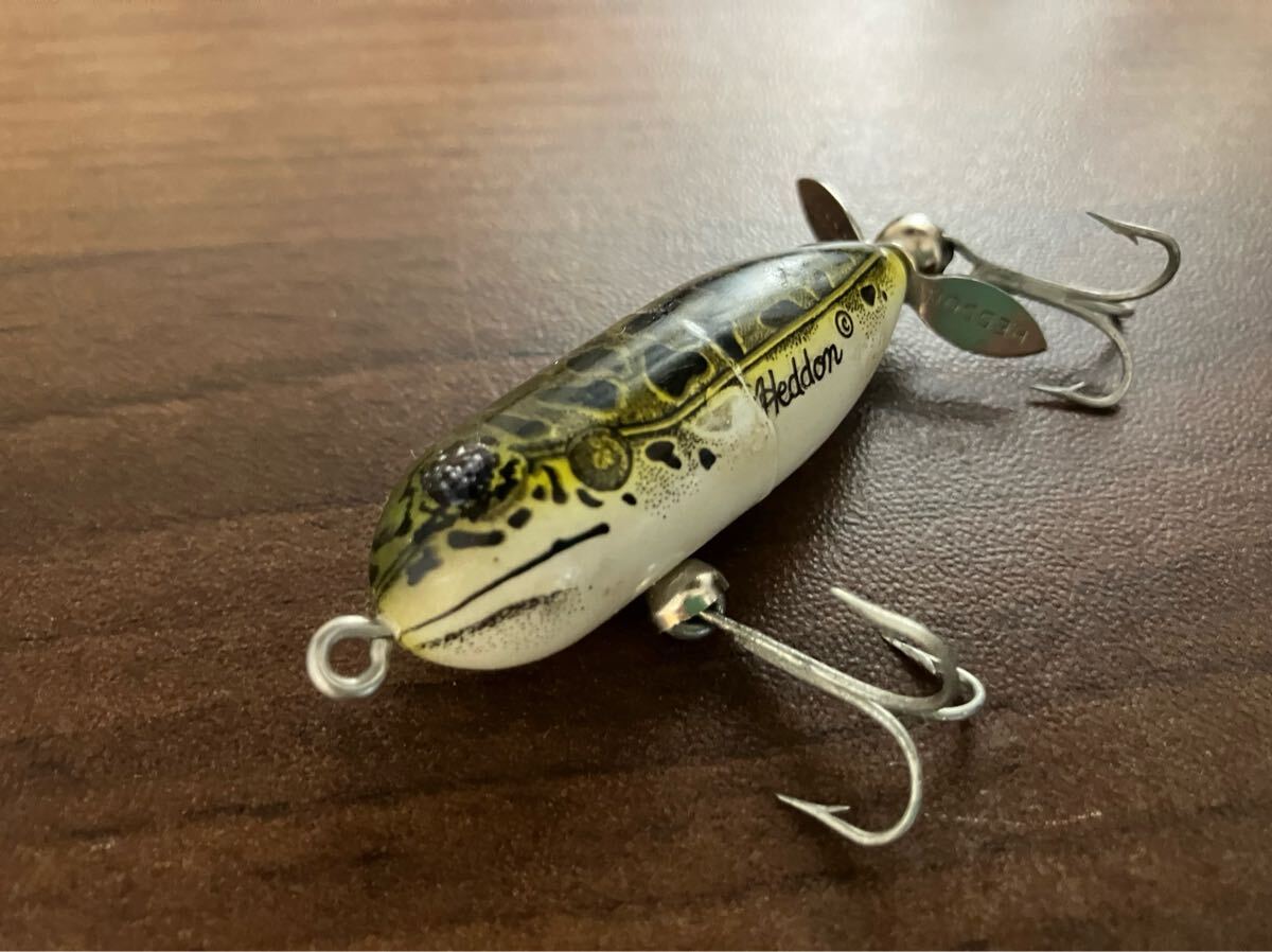 ヘドン heddon オールド タイニー トーピード NF 検索 old HEDDON TINY torpedo ナチュラルプリント フロッグ シングルスイッシャー拍卖