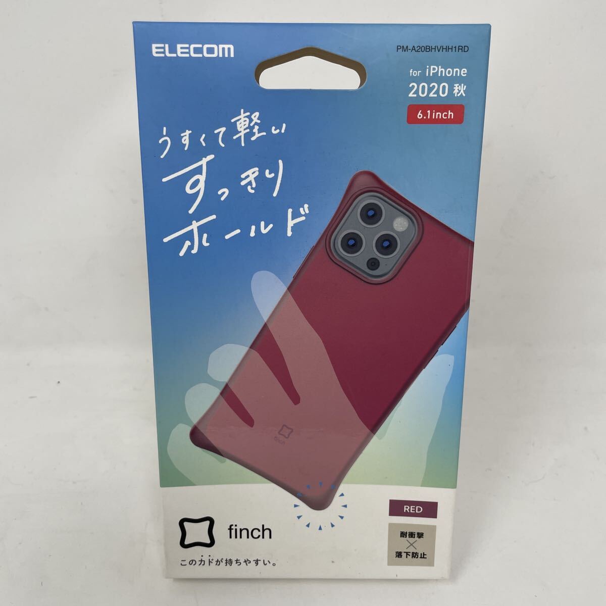 未開封 iPhone 12/12 Pro finch すっきりホールド PM-A20BHVHH1RD(レッド)拍卖