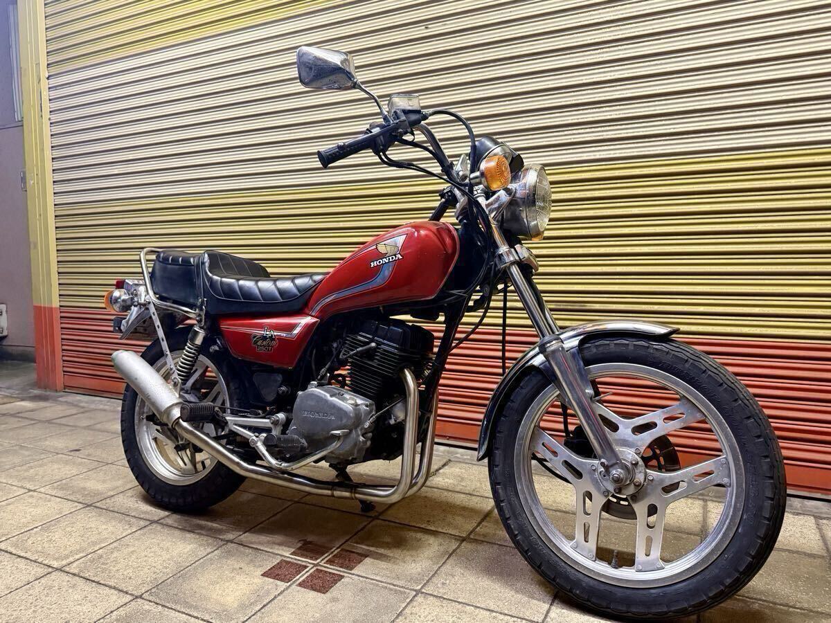 ★低走行★ 7666km 旧車 HONDA 250T LAカスタム MC07 Lバブ 化けバブ 1981〜1984年 検)CB250T CB250N CM250T ホーク スーパーホーク拍卖