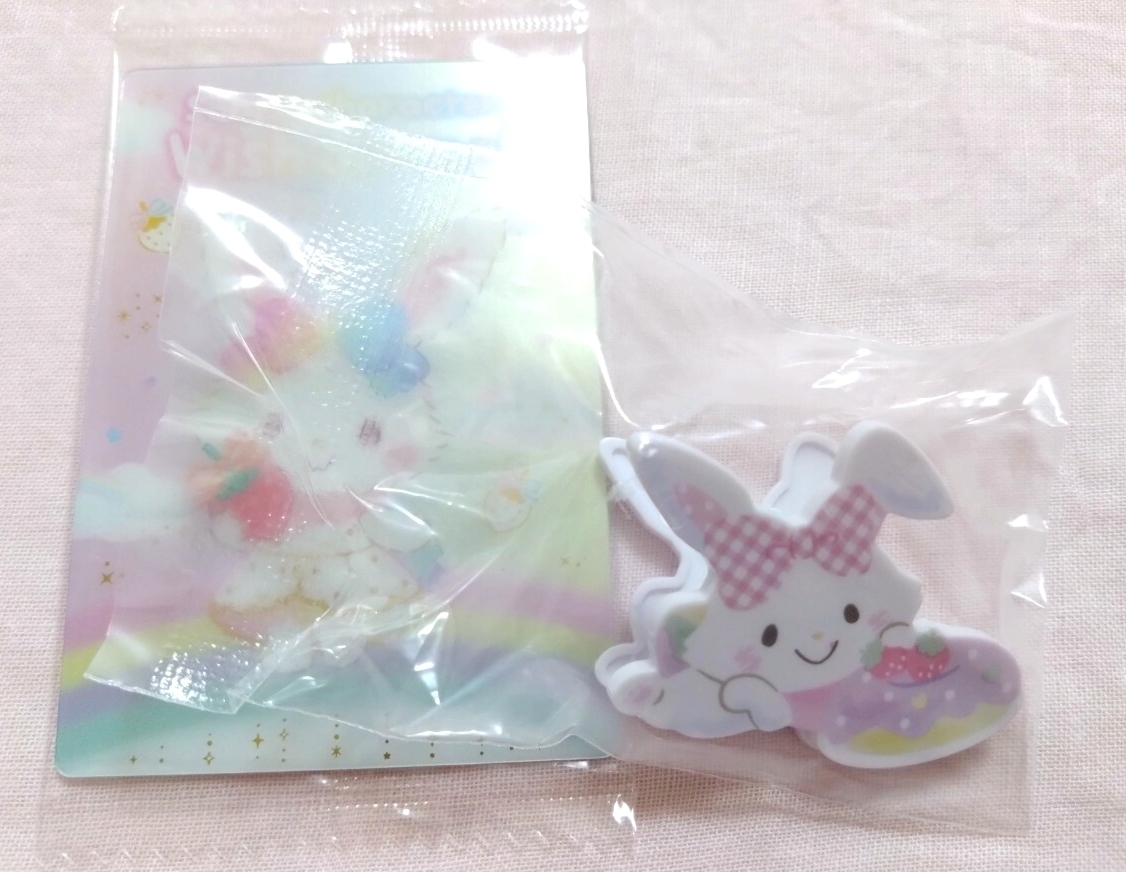 サンリオキャラクターズ ピタコット くすみギンガム★ウィッシュミーメル マスコット クリップ おまけカード付き拍卖