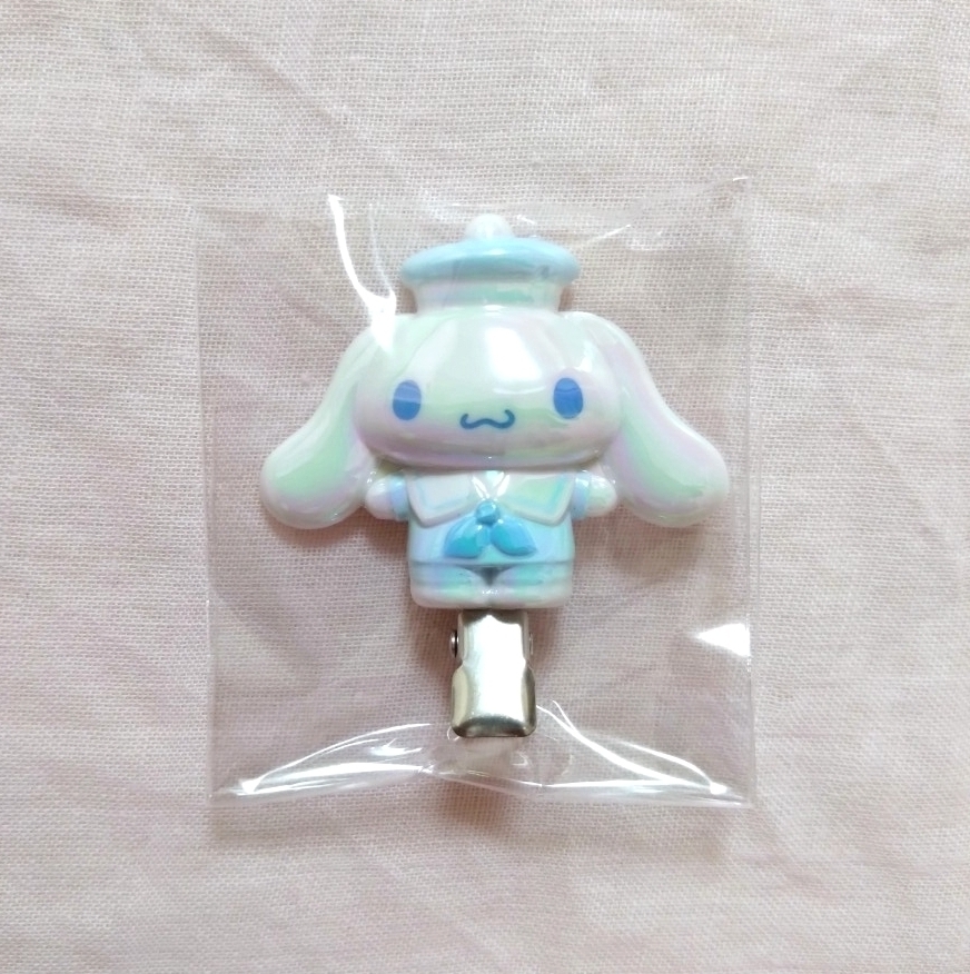 サンリオ シークレットマエガミクリップ 前髪クリップ セーラーカラー★シナモロール シナモン拍卖