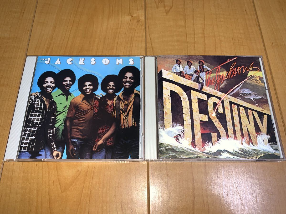 【国内盤CD】The Jacksons アルバム2枚セット / ザ・ジャクソンズ / ファースト〜僕はゴキゲン / Destiny / Michael Jackson 拍卖