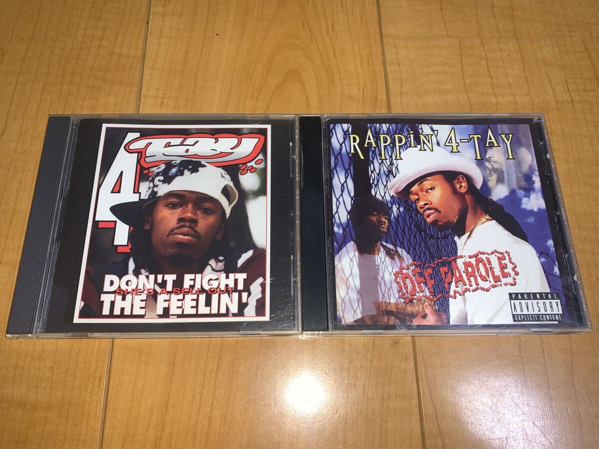 【輸入盤CD】Rappin' 4-Tay アルバム2枚セット / ラッピン・4-テイ / Don't Fight The Feelin' / Off Parole / G-RAP拍卖