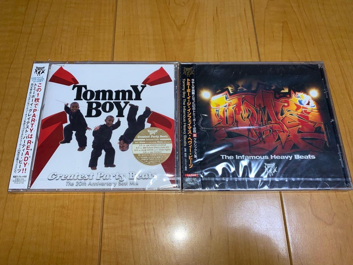 【国内盤未開封CD】V.A. / Tommy Boy 関連2枚セット / トミー・ボーイ / Greatest Party Beats / The Infamous Heavy Beats拍卖