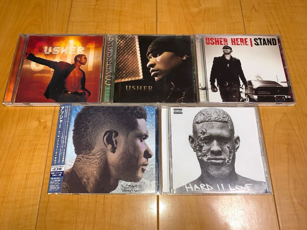 【中古CD】アッシャー / Usher アルバム5枚セット / 8701 / Confessions / Here I Stand / Looking 4 Myself / Hard Ⅱ Love拍卖