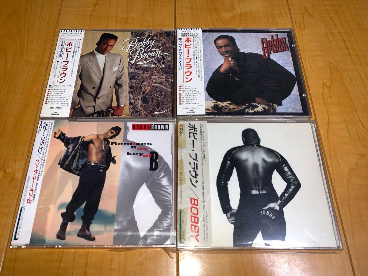 【国内盤帯付きCD】ボビー・ブラウン / Bobby Brown アルバム4枚セット / Don't Be Cruel / King Of Stage / Remixes In The Key Of B拍卖