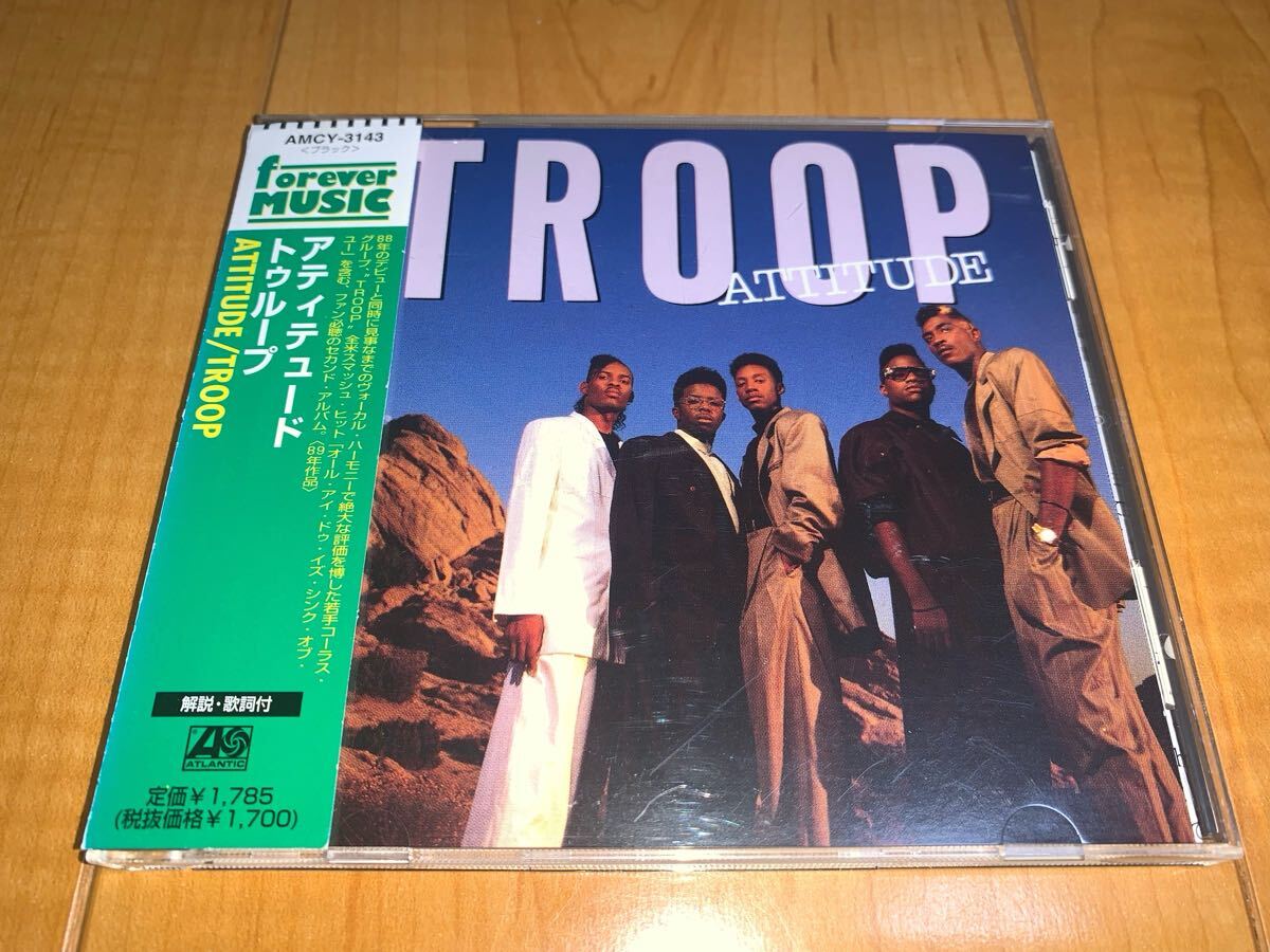 【国内盤帯付きCD】トゥループ / Troop / アティテュード Attitude拍卖