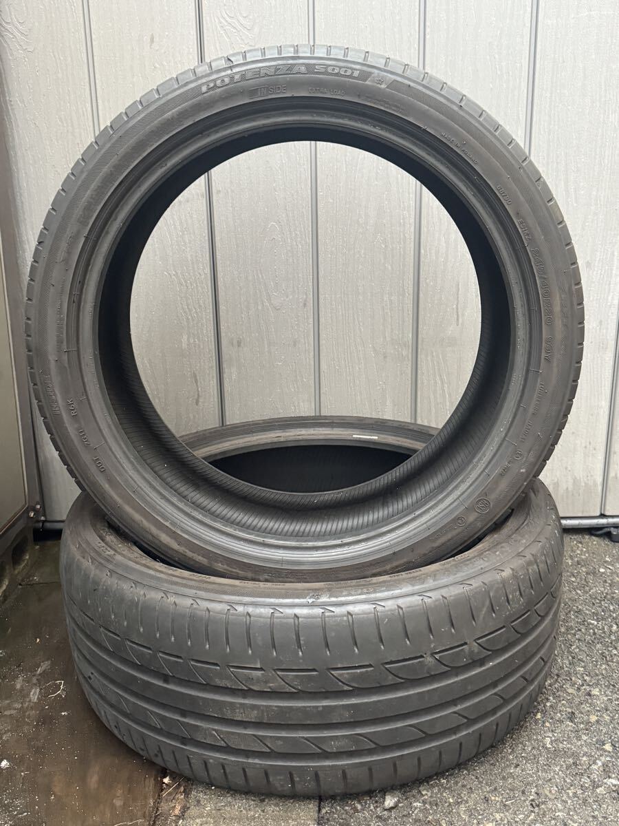【美品!山アリ】245/40R20 BRIDGESTONE ポテンザ RS6 RS7 5シリーズ 7シリーズ X3 X4 LS NX カマロ チャレンジャー AUDI BMW レクサス 等拍卖