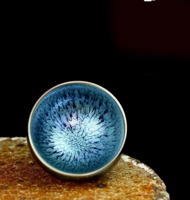 抹茶茶碗 天目茶碗 曜変天目茶碗 国宝 茶碗 窯変天目茶碗 油滴天目 茶道具茶器 初心者 酒器 陶芸用品拍卖