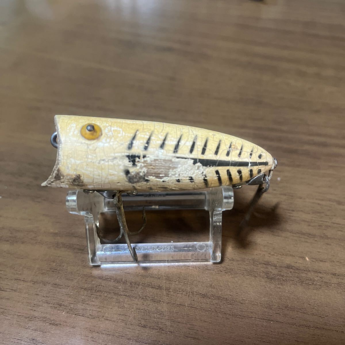 ヘドン  ベビーラッキー13  ウッド wood オールドルアー・ポッパー OLD Heddon 中古品拍卖