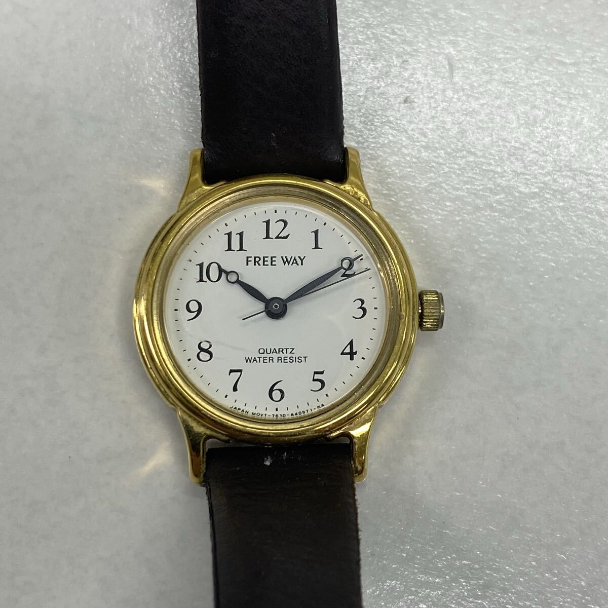 970 シチズン CITIZEN フリーウェイ FREE WAY レディース 腕時計 稼働未確認 ゴールド金具拍卖