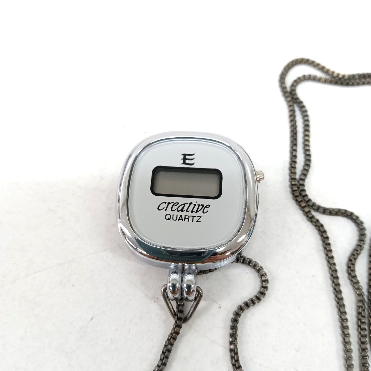 431 creative QUARTZ ペンダントウォッチ 時計 ネックレス アクセサリー 雑貨 ファッション小物 動作未確認 現状品拍卖