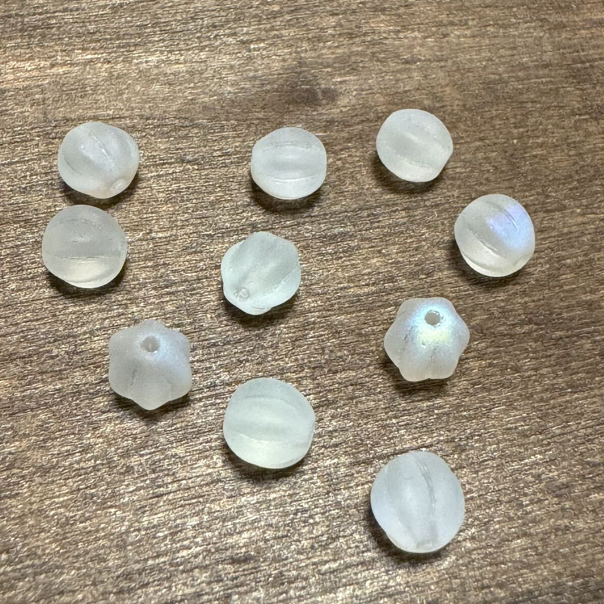 チェコプレスビーズ 封入 6mm パンプキン 10個 《クリスタルマットAB》拍卖