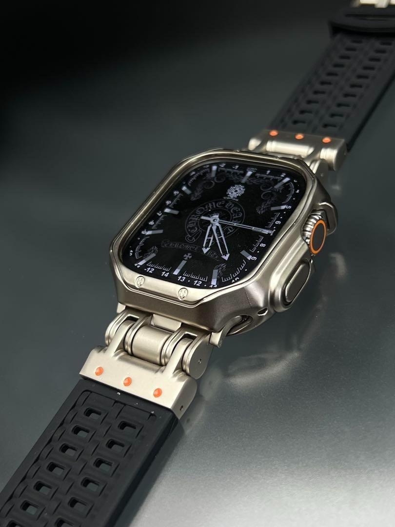 アップルウォッチ tpuケース ワイド ラバー ベルト 49mm 46mm 45mm 44mm 41mm 40mm ウルトラ シリーズ10拍卖